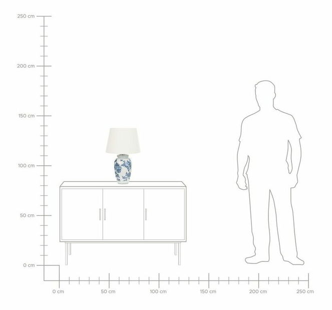 Stolna lampa Benji (bijela)