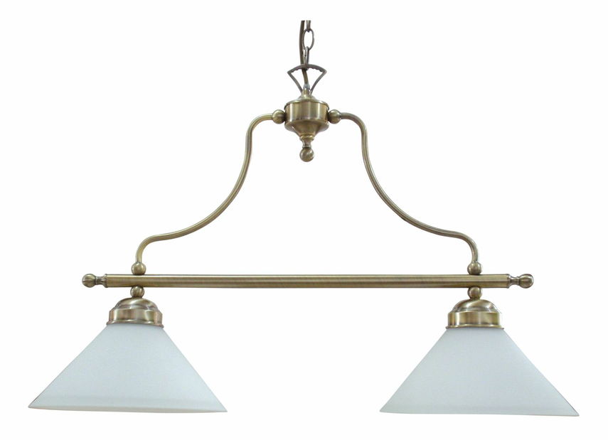 Aplică de perete Marian 2707 (bronz + alb)