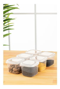 Set posuda za pohranu hrane (6 kom.) Blake 5 (bijela)