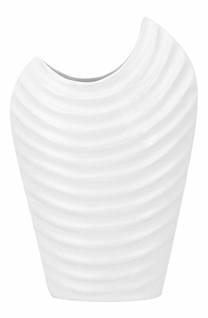 Váza ESTERO 26 cm (üveglaminált) (fehér)