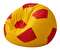 Sedaci vak Futbalos (červená + žltá)