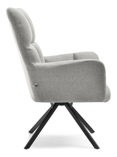 Kreslo Kikino X (sivá + čierna)