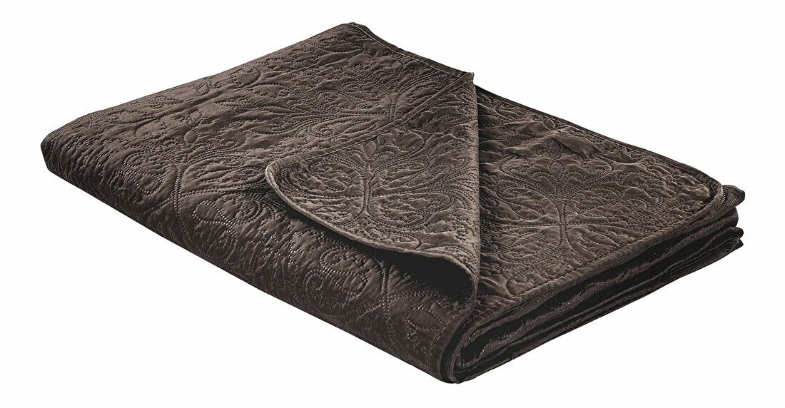 Set prekrivač za krevet + 2 jastuka 220 x 240 cm Rockdale (smeđa) 