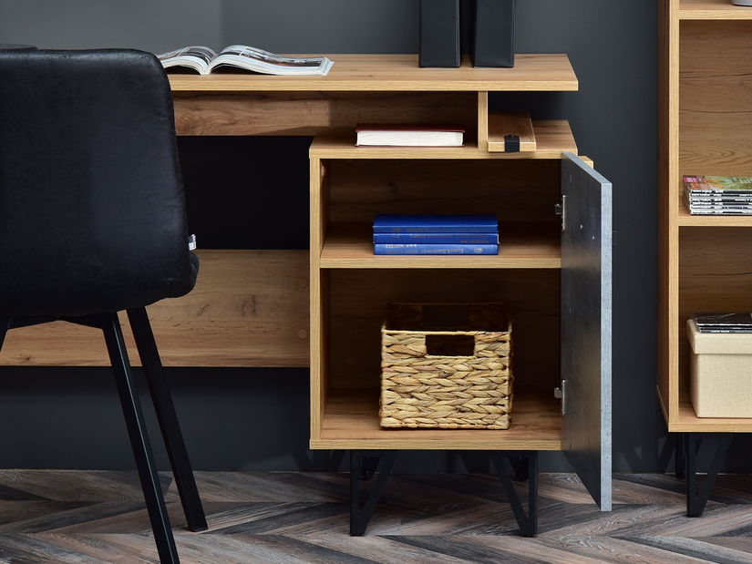 Nappali fal Subrayado 04 (tölgy + fekete)