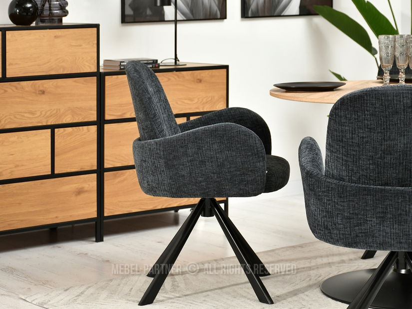 Scaun Sony (grafit + negru)