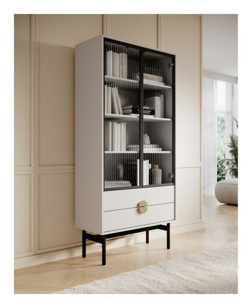 Vitrină Stellia S7 (alb)