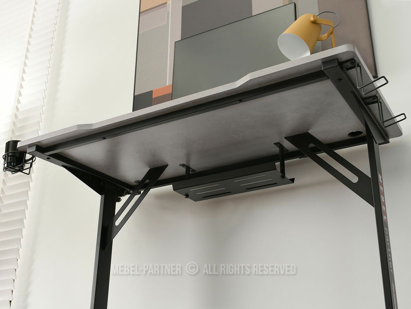 Masă PC Matts 115 (beton + negru)