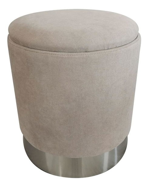 Taburetka Bugac (hnedosivá + strieborná)