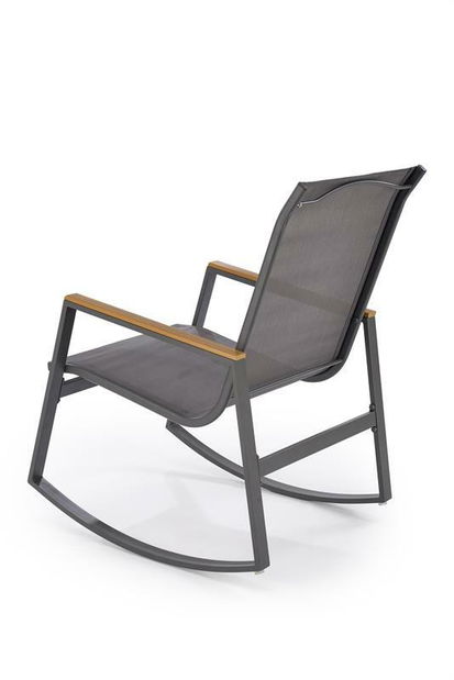 Vrtna fotelja za ljuljanje Zamant (siva)