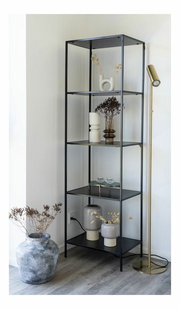 Regál Vistalia 4 (čierna)