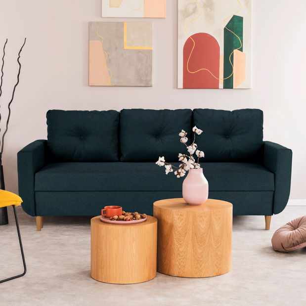 Rozkladacia pohovka Dollar (modrá)