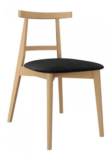 Étkezőszék KD 71 (bükk + fekete) 