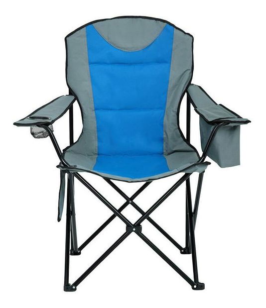 Kemping szék Futo (szürke + kék)