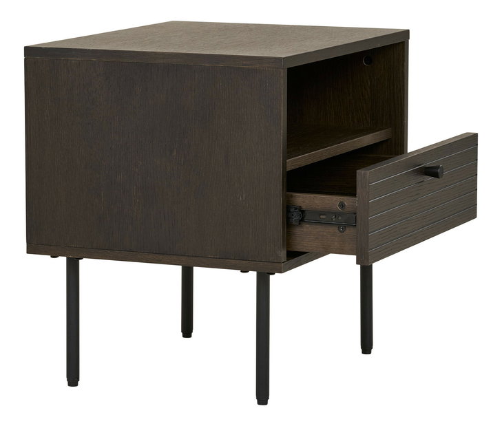 Noćni ormarić Ksitina 7 (tamnosmeđa)