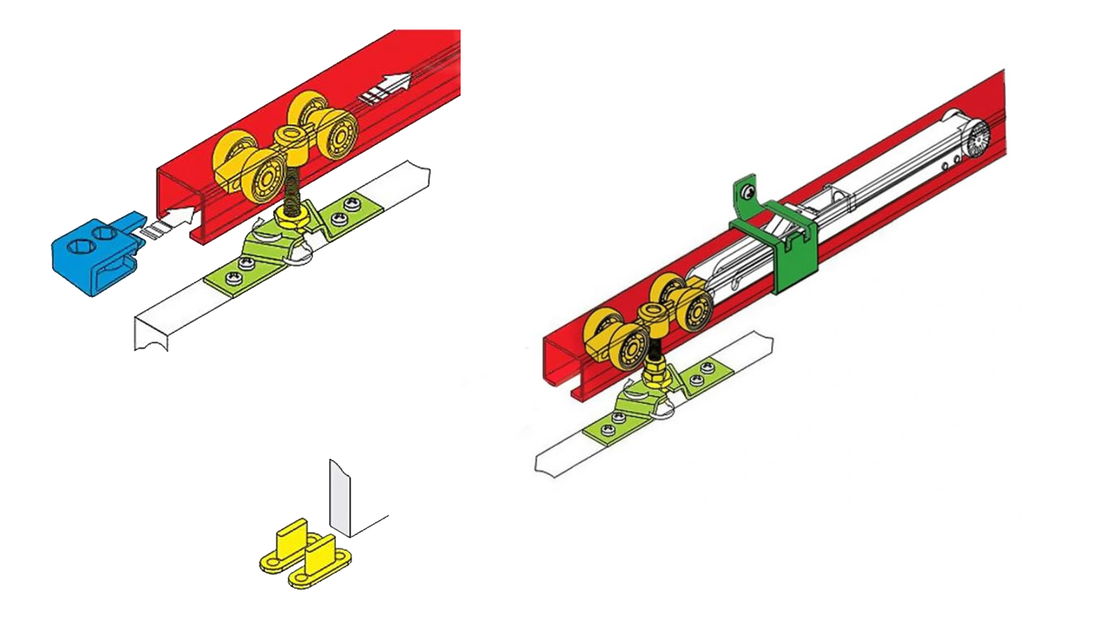 Klizna vrata 90 cm Sharlene I (hrast artisan + crna mat + crna)