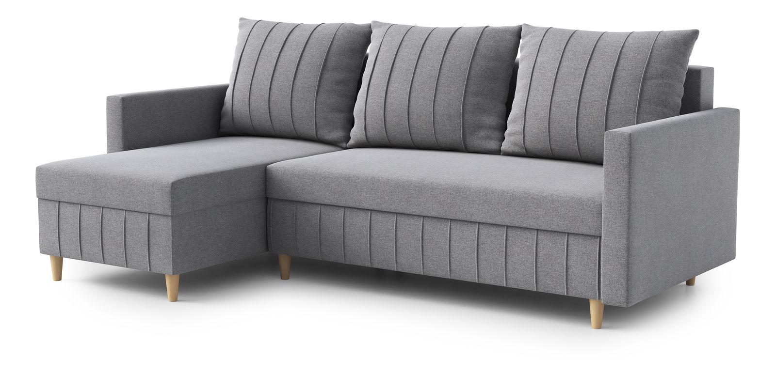 Kutna garnitura Filippo (L) (svijetlosiva)