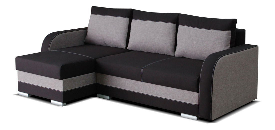 Colțar Paluro (negru + gri) (S)