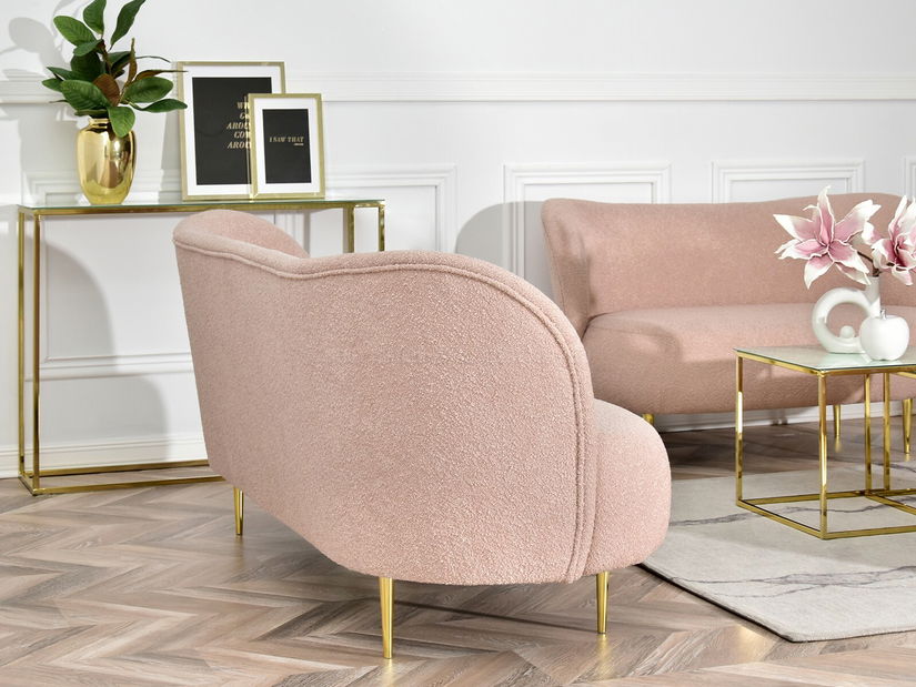 Canapea Canapea trei locuri Cadmio 3 (auriu)