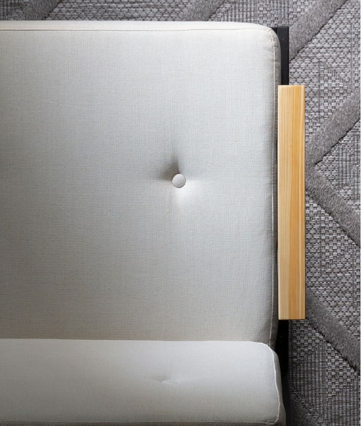 Vrtna sofa za jednu osobu Algol (bež)