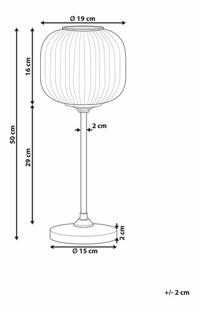 Stolna lampa Talib (crna) 