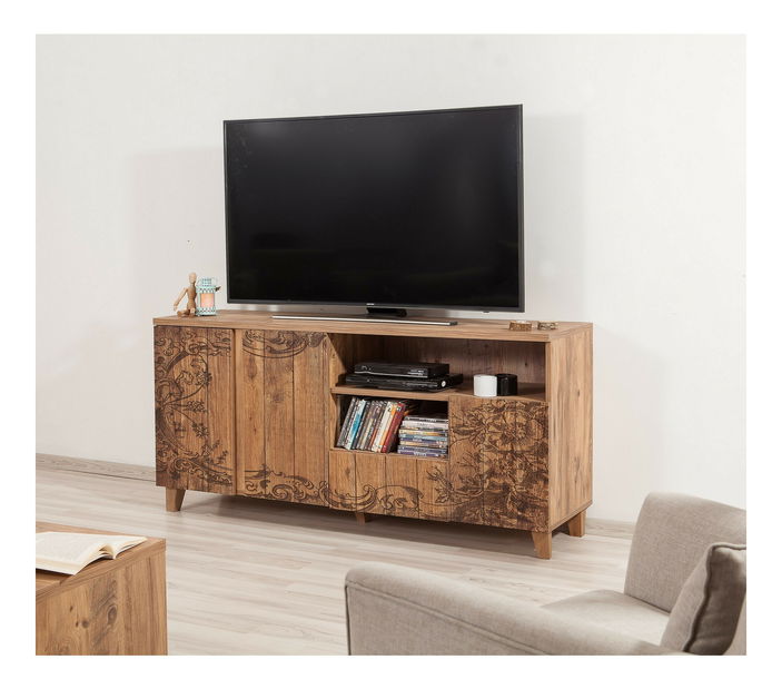 Masă TV/Dulap Merina 757 (Pin atlantic)