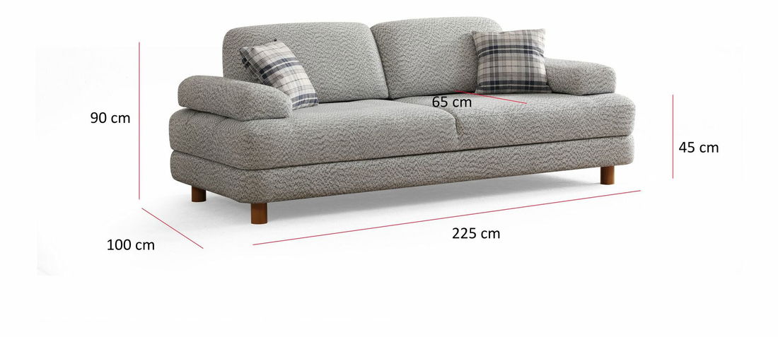 Rozkladacia pohovka Nicel (sivá + modrá) (s úl. priestorom)