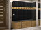 Mobilier hol Tovenaz II (stejar artisan + negru)