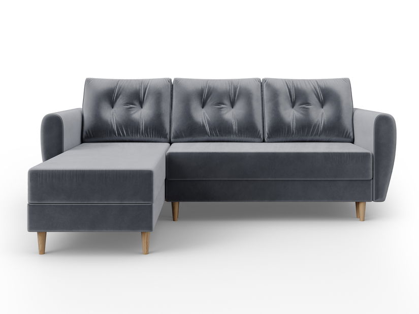 Sarokkanapé Paladio (szürke) (L)