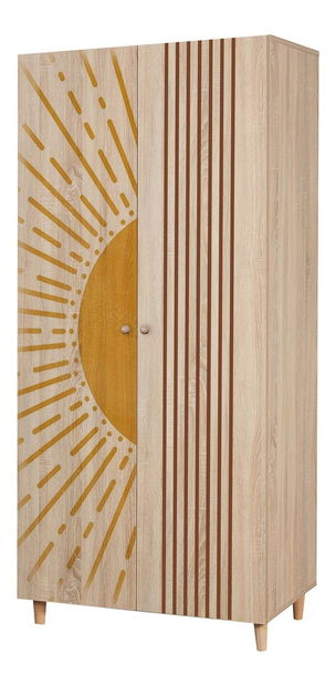 Dulap de haine Lydie 971 (Stejar sonoma)