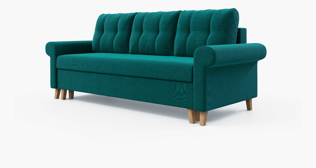 Pohovka trojsedačka Ostrol (tyrkysová)