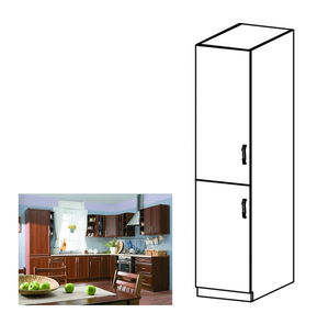 Ormarić za namirnice D40SP Sillina (orah milano) (L)