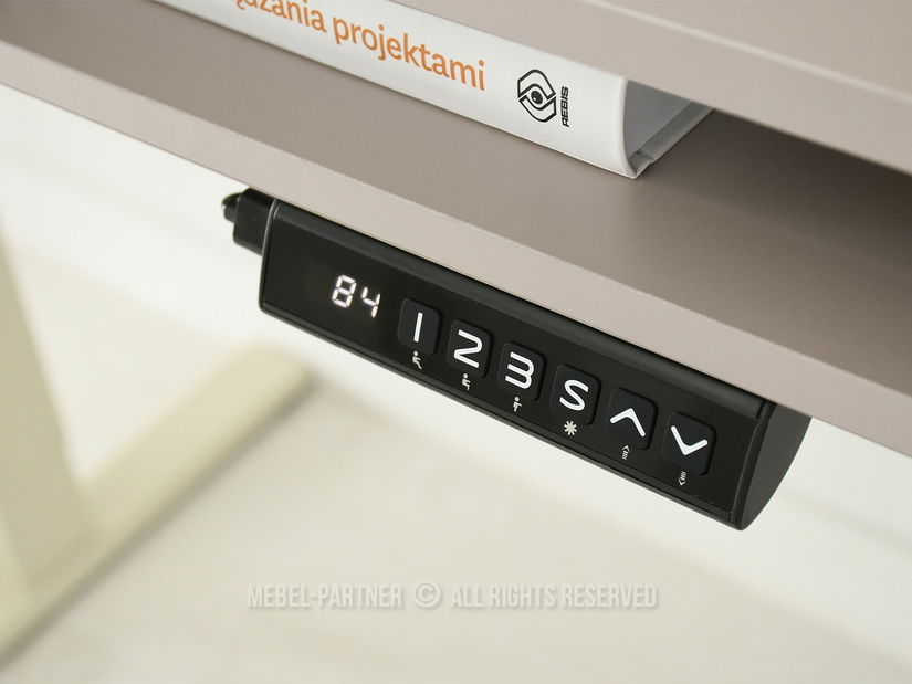 PC asztal Osto 100 (bézs + fekete)