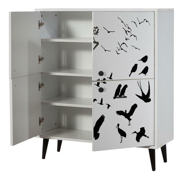 Skrinka Maluxe (bieločierna)