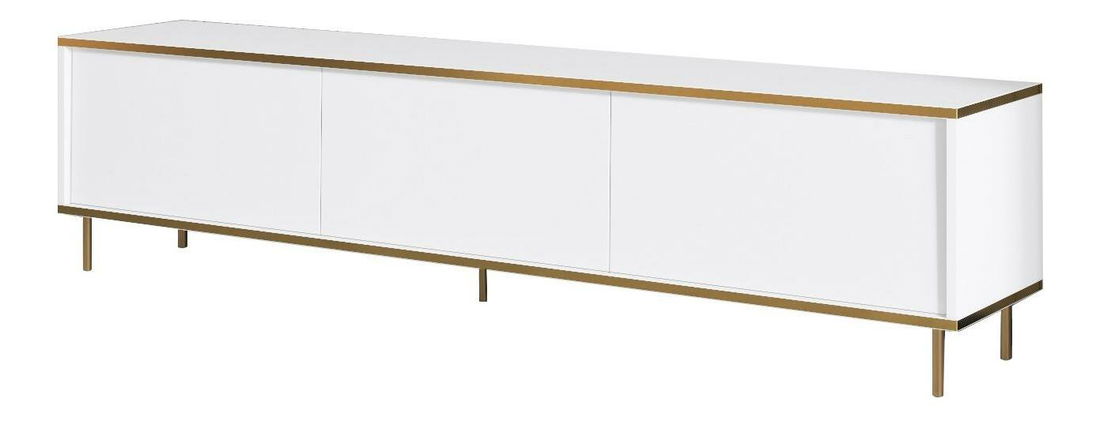 TV stolić/ormarić Mamene 2 (bijela + zlatna)