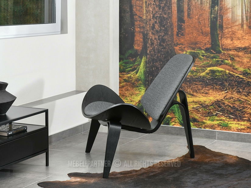 Fotel Ronaldo (fekete)