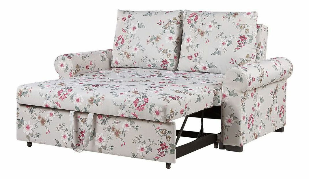 Dvosjed SALADA (svijetlo siva + cvjetni uzorak)