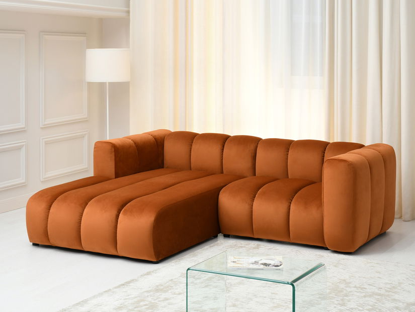 Rohová sedačka Organice (čierna)