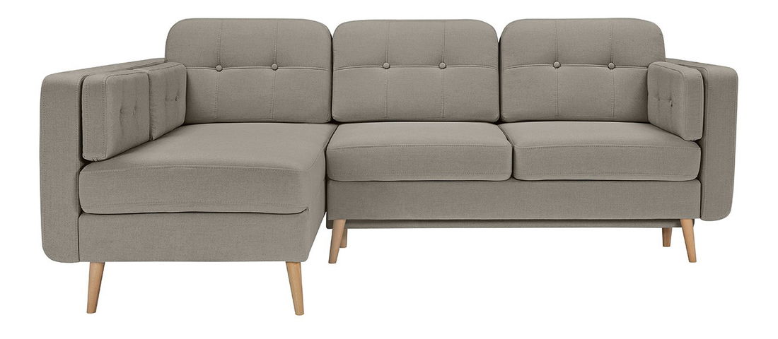 Rohová sedačka BRW Cornet II REC.3DL (hnedá) (L)