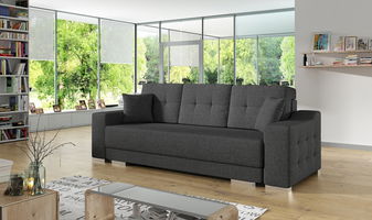 Canapea trei locuri Clay (gri)