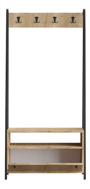 Mobilier hol Aliex 20 (nuc + negru)