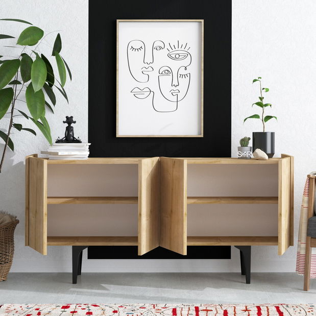 Skrinka Aliex 14 (Dub safírový)