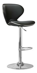 Barska stolica Heidi (crna + krom)