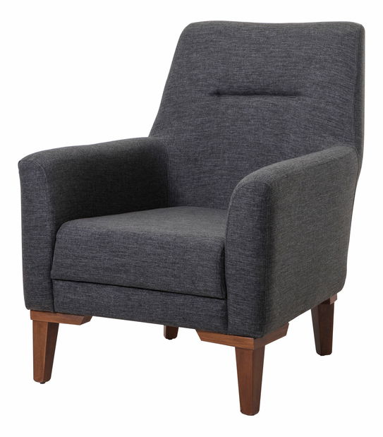 Set canapele/fotolii 3+1 Lesana (Antracit)