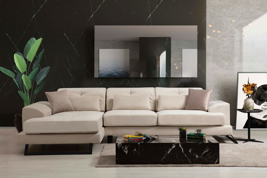 Colțar Frilana (bej) (S)