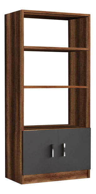 Regál Vincent 4 (dió + antracit)