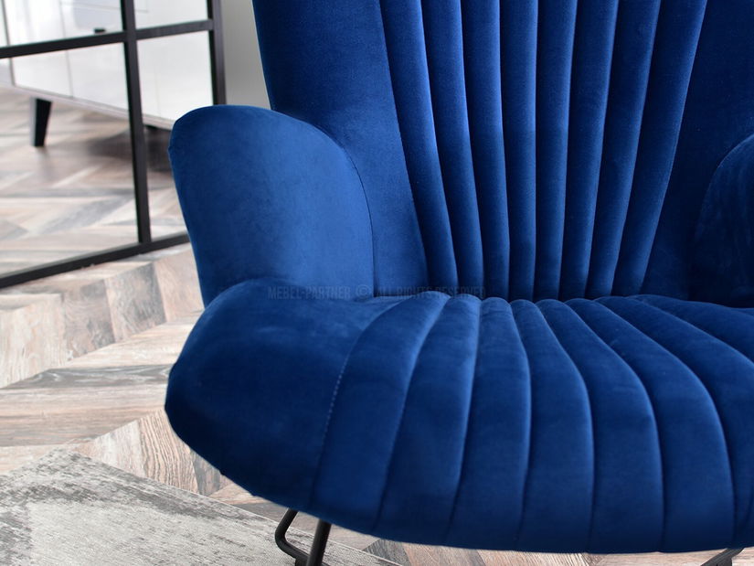 Fotoliu relax Nuttshell (negru)