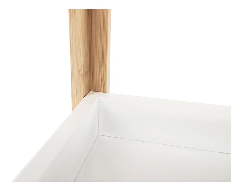 Kúpeľňový rohový regál Fongy