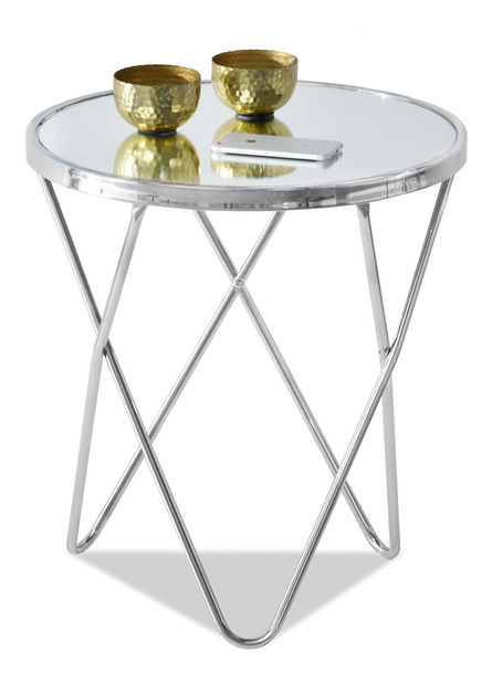 Dohányzóasztal Armin S (króm)