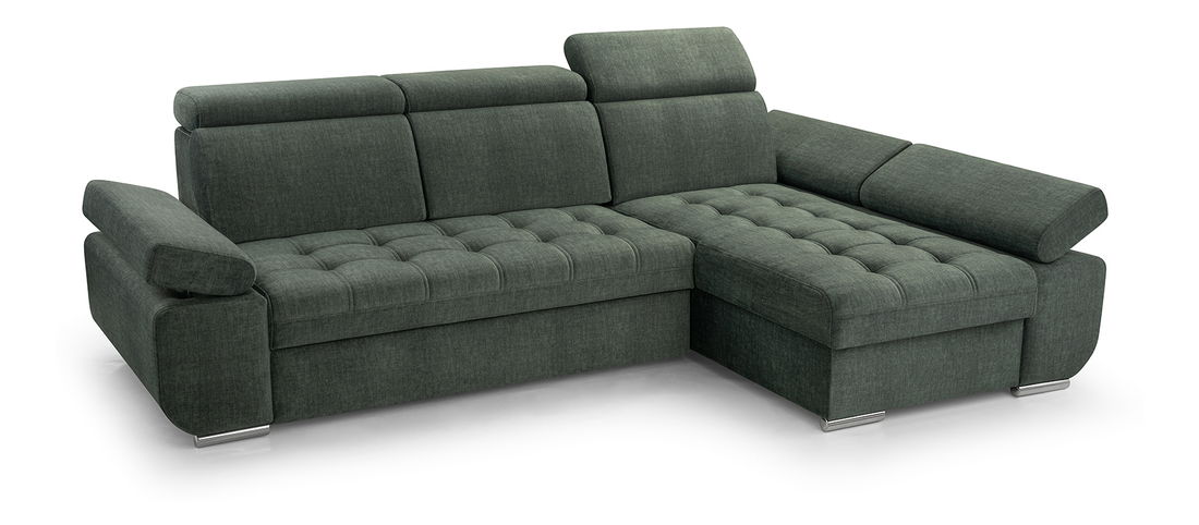 Sarokkanapé Belona (zöld) (J)