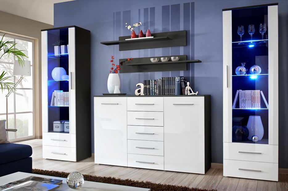 Nappali bútorsor Gorefield 24 ZW GD (világítással)